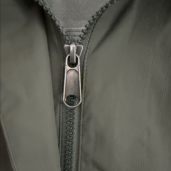 MEC Dark Green Hooded Trench Coat - Picture 5 of 8